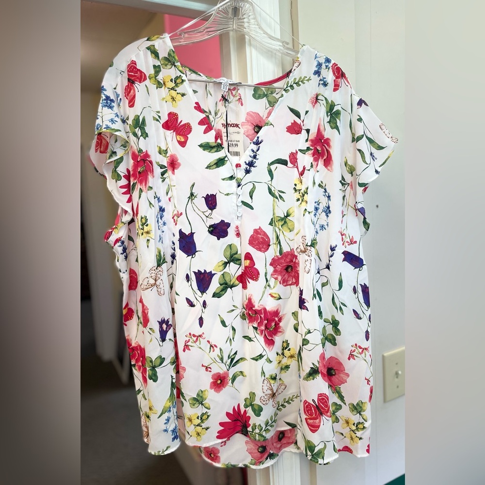 Floral Print Women's Top
